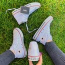 [PROMOÇÃO DE VERÃO - Últimas Unidades] Tênis All Star Feminino Chuck Taylor Branco Courino Premium