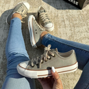 [PROMOÇÃO EXCLUSIVA - Últimas Unidades] Tênis All Star Gelo Couro Legítimo Feminino Premium