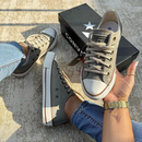 [PROMOÇÃO EXCLUSIVA - Últimas Unidades] Tênis All Star Gelo Couro Legítimo Feminino Premium