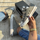 [PROMOÇÃO EXCLUSIVA - Últimas Unidades] Tênis All Star Gelo Couro Legítimo Feminino Premium