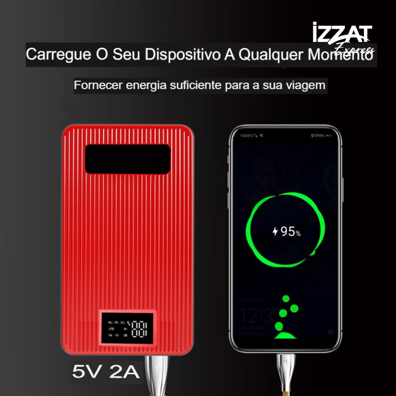 Car Power Tazzi™ - Auxiliar de Partida com 12v e 20000mah