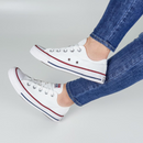 [PROMOÇÃO DE VERÃO - Últimas Unidades] Tênis All Star Feminino Chuck Taylor Branco Courino Premium