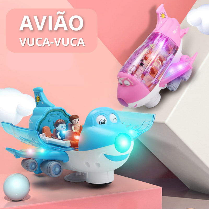 Avião Giratório 360°- Divertido e Cativante