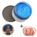 Máscara de Cabelo Colorida Lavável + Touca de Cetim de BRINDE™