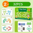 Caderno de Traço e Desenho Infantil - Magic Book + (BRINDE)