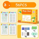 Caderno de Traço e Desenho Infantil - Magic Book + (BRINDE)