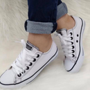 [PROMOÇÃO DE VERÃO - Últimas Unidades] Tênis All Star Branco Courino Feminino Premium