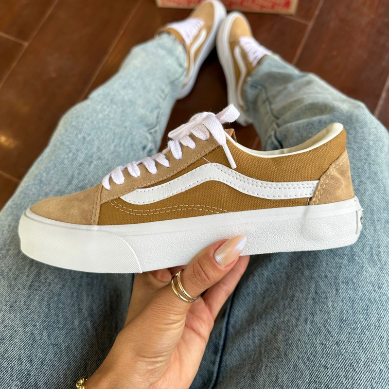 [PROMOÇÃO EXCLUSIVA - Últimas Unidades] Tênis Old Skool Caramelo Feminino Premium