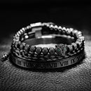 Kit Promocional 3 Pulseiras em Aço - Pantera Negra