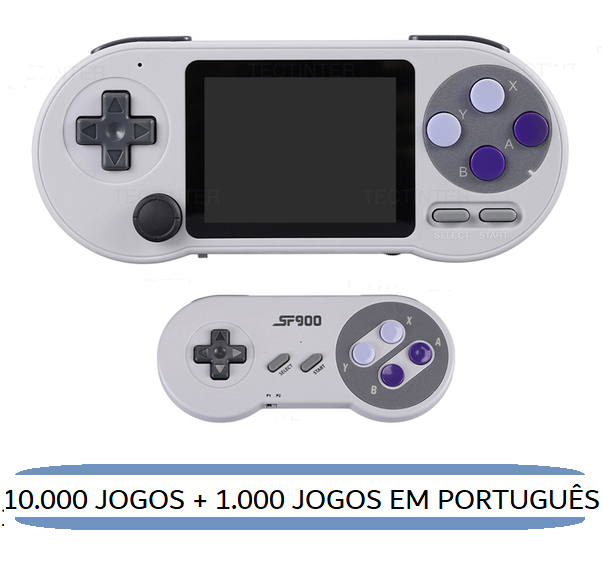 Game Portátil SUPER + 1 controle GRÁTIS