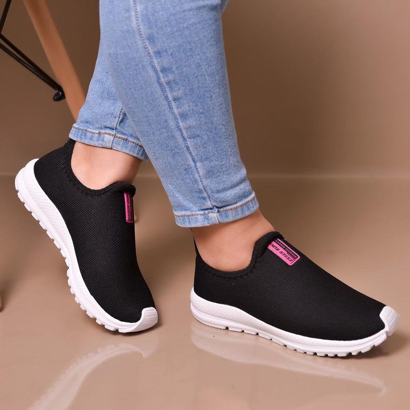 [PROMOÇÃO EXCLUSIVA - Últimas Unidades] Tênis Meia Feminino Slip On Casual Ortopédico