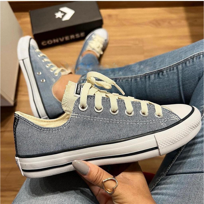 Tênis Feminino Tenis All Star Jeans Claro Tênis Converse Chuck