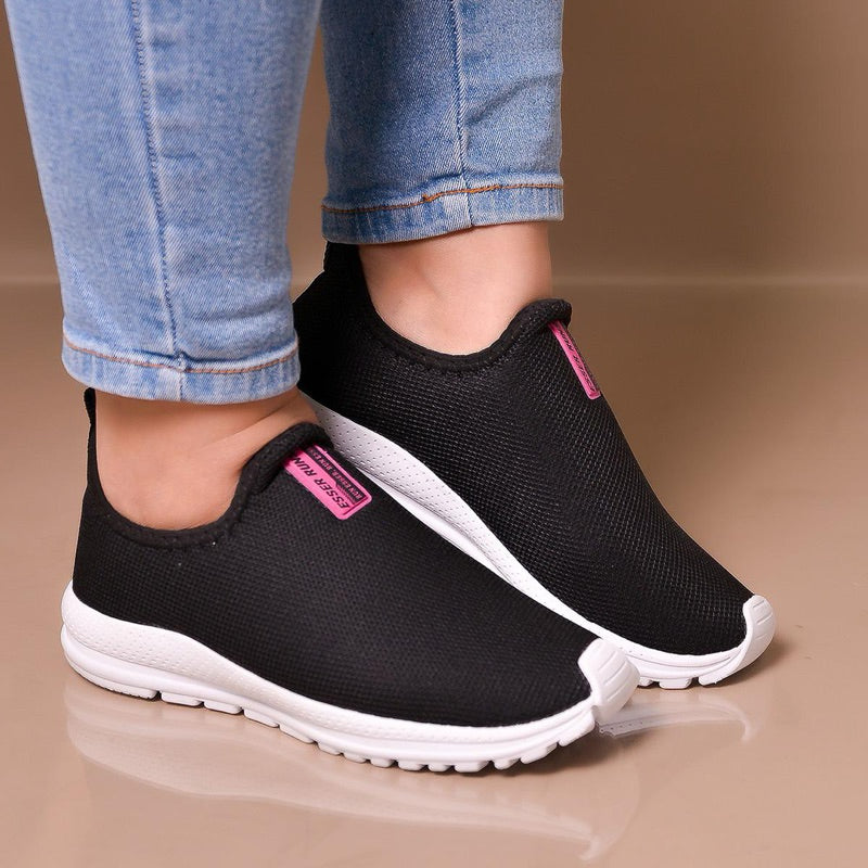 [PROMOÇÃO EXCLUSIVA - Últimas Unidades] Tênis Meia Feminino Slip On Casual Ortopédico