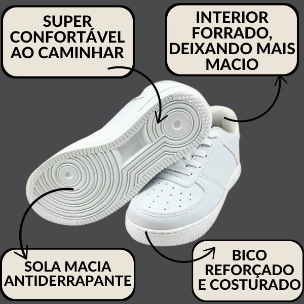 [PROMOÇÃO EXCLUSIVA - Últimas Unidades] Tênis Casual Feminino Edição Limitada