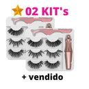 [PROMOÇÃO EXCLUSIVA - Últimas Unidades] Kit Cílios + Delineador Magnético