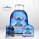 (PROMOÇÃO VOLTA ÀS AULAS) Kit Mochila Escolar Rodinha + Lancheira + Estojo + (BRINDE)