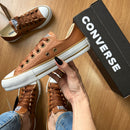 [PROMOÇÃO EXCLUSIVA - Últimas Unidades] Tênis All Star Caramelo Courino Feminino Premium