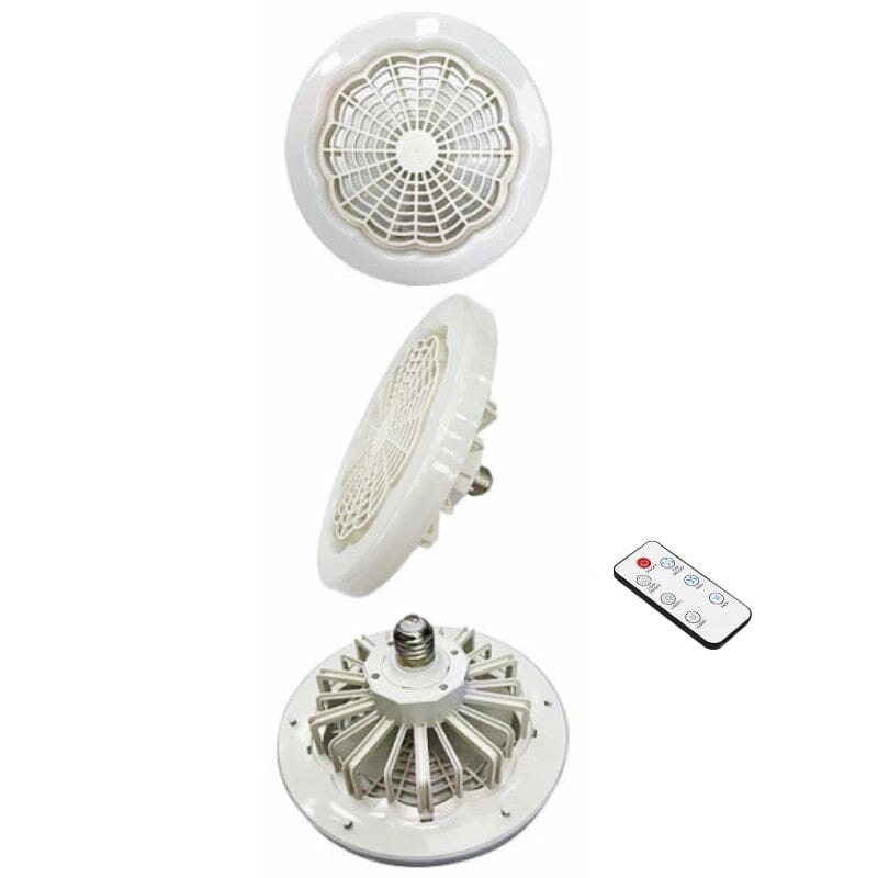 Ventilador Lâmpada Turbo Led 2 em 1 [ULTRA POTENTE]