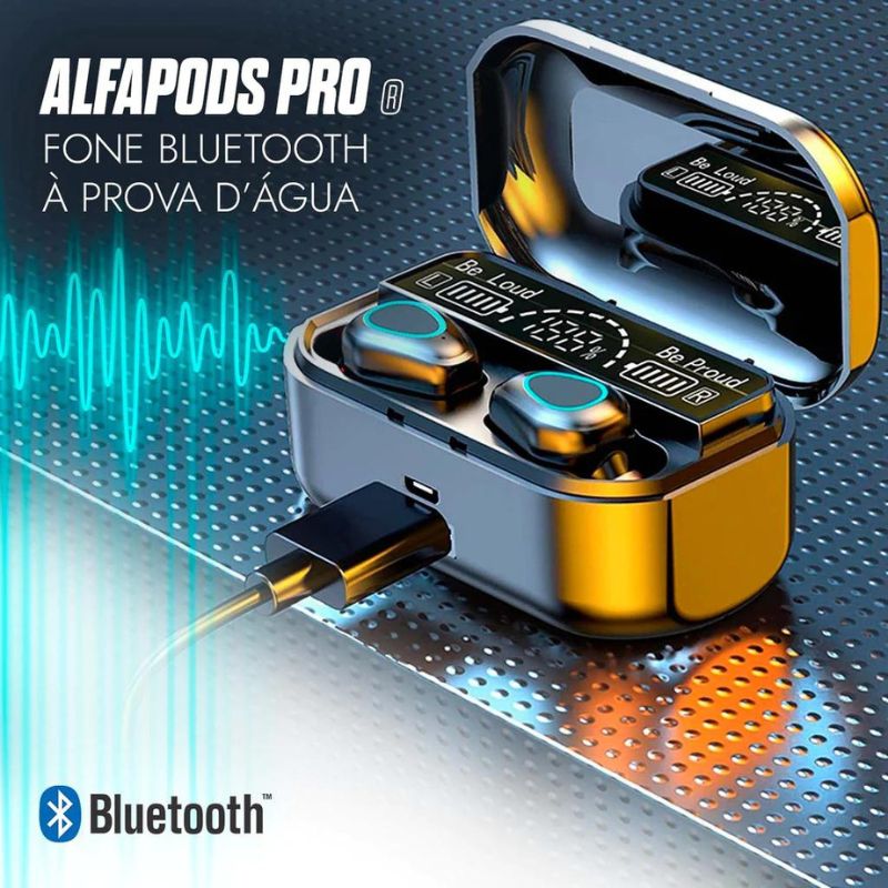Fone Bluetooth à Prova d’água - AlfaPods Pro®